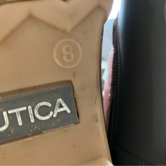 nautica • dorsay rubber toe duck boot in blush/grey - Picture 10 of 13